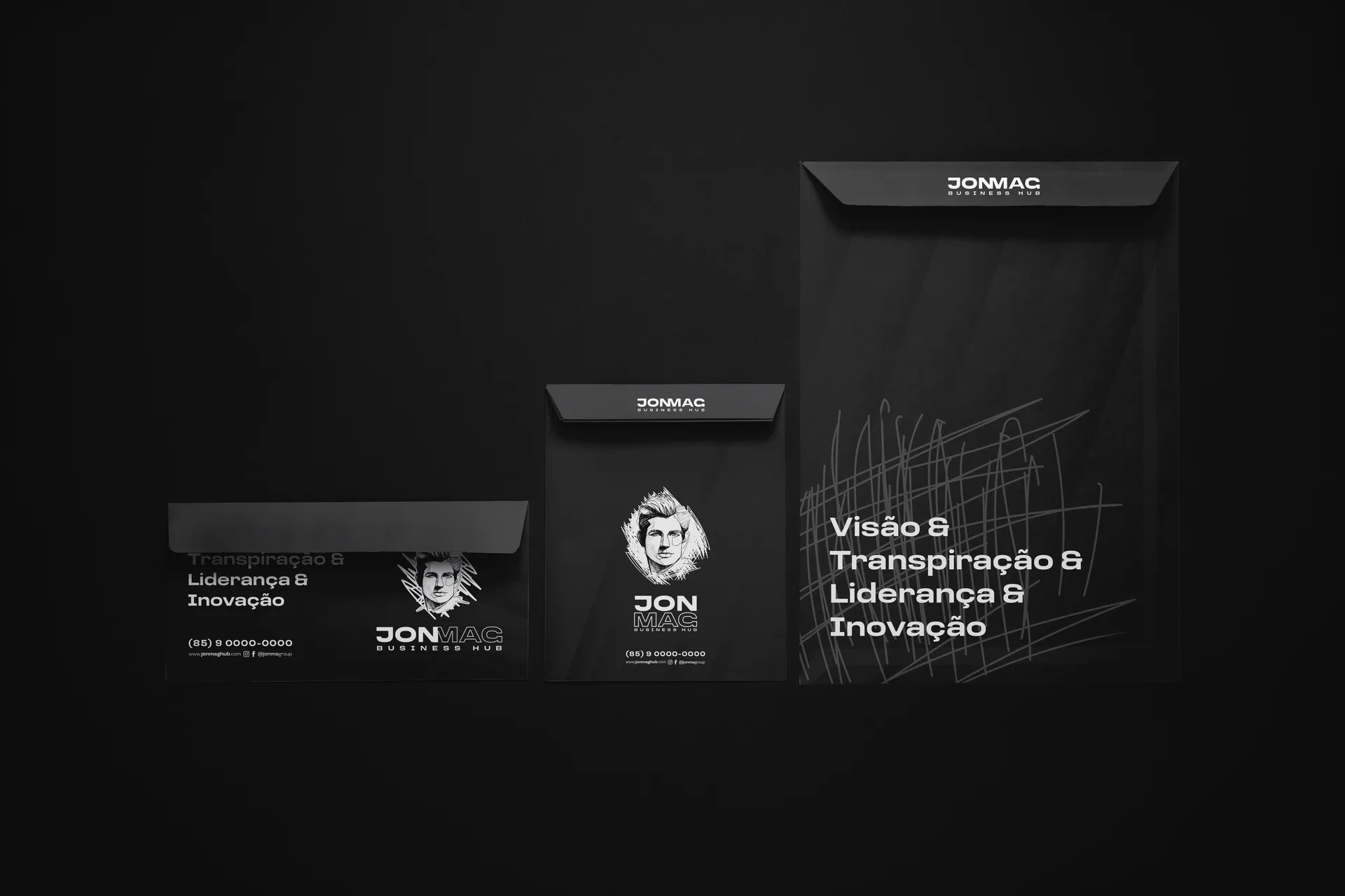 Envelopes e papelaria Jon Mag