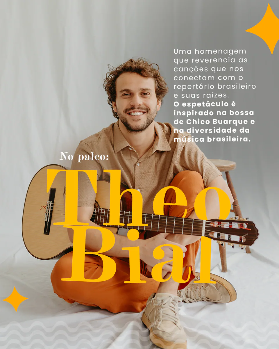Post — No palco: Theo Bial