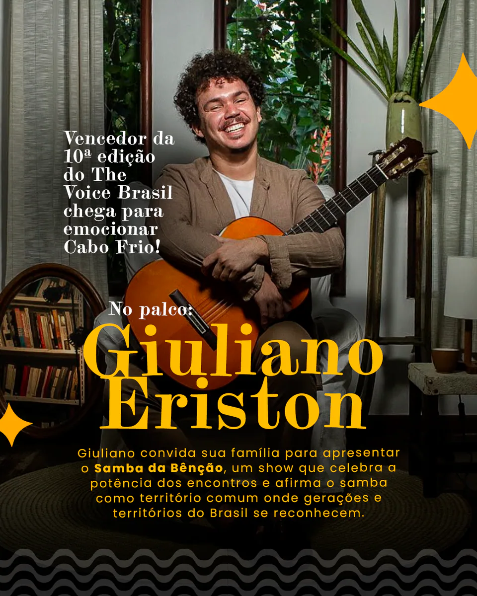 Post — No palco: Giuliano Eriston