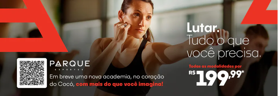 Banner horizontal — Lutar. Tudo o que você precisa.