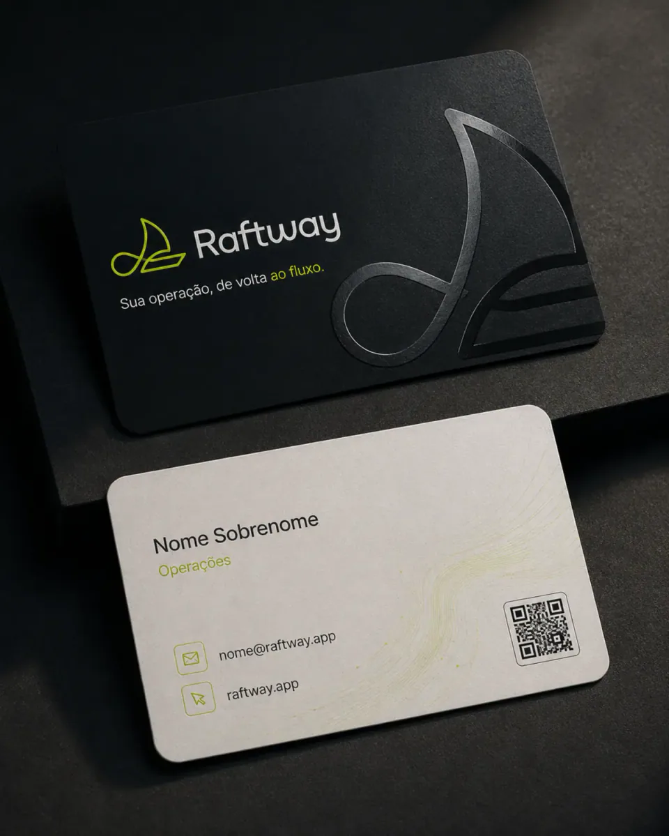 Cartões de visita Raftway